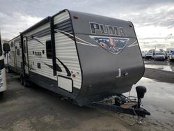 Salvage trucks for sale at Cahokia Heights, IL auction: 2017 Puma Trailer