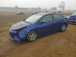 Salvage cars for sale at American Canyon, CA auction: 2016 Toyota Prius