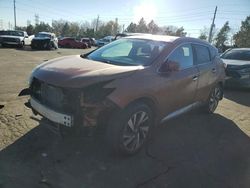 Salvage cars for sale at Denver, CO auction: 2016 Nissan Murano S