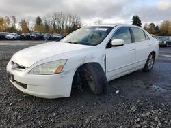 Salvage cars for sale from Copart Portland, OR: 2004 Honda Accord EX