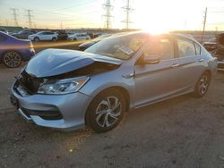 Salvage cars for sale at Elgin, IL auction: 2017 Honda Accord LX