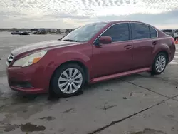 2011 Subaru Legacy 2.5I Limited en venta en Grand Prairie, TX