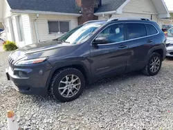 Salvage cars for sale at Northfield, OH auction: 2016 Jeep Cherokee Latitude