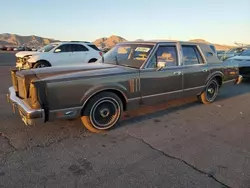 Salvage cars for sale at North Las Vegas, NV auction: 1980 Lincoln Continental