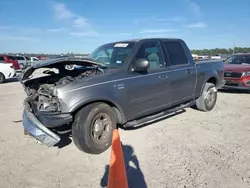 Ford salvage cars for sale: 2002 Ford F150 Supercrew