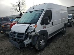 Salvage trucks for sale at Davison, MI auction: 2018 Dodge RAM Promaster 2500 2500 High