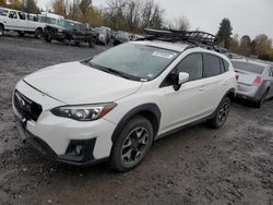 Salvage cars for sale from Copart Portland, OR: 2019 Subaru Crosstrek Premium