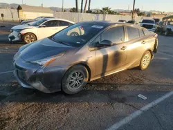 Salvage cars for sale from Copart Van Nuys, CA: 2016 Toyota Prius