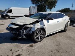 Nissan salvage cars for sale: 2019 Nissan Maxima S