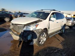 Salvage cars for sale at Brighton, CO auction: 2011 Chevrolet Traverse LTZ