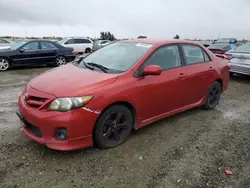 Salvage cars for sale at Antelope, CA auction: 2012 Toyota Corolla Base