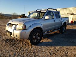 Salvage cars for sale at Chambersburg, PA auction: 2002 Nissan Frontier Crew Cab XE