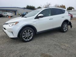 Vehiculos salvage en venta de Copart Sacramento, CA: 2018 Toyota Rav4 HV Limited