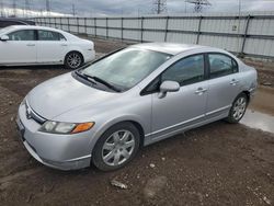 Salvage cars for sale from Copart Elgin, IL: 2007 Honda Civic LX