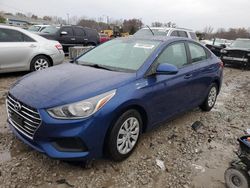 Salvage cars for sale at Louisville, KY auction: 2021 Hyundai Accent SE