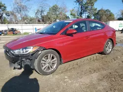 Salvage cars for sale at Hampton, VA auction: 2017 Hyundai Elantra SE