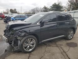 Vehiculos salvage en venta de Copart Moraine, OH: 2013 Lexus RX 350