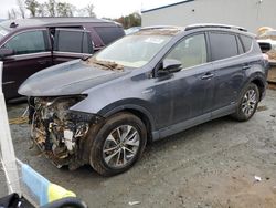 Salvage cars for sale at Spartanburg, SC auction: 2018 Toyota Rav4 HV LE