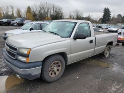 Salvage trucks for sale at Portland, OR auction: 2006 Chevrolet Silverado C1500