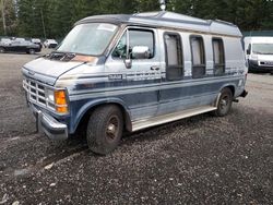 Dodge b Series salvage cars for sale: 1990 Dodge RAM Van B250