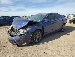 Salvage cars for sale from Copart Amarillo, TX: 2015 Toyota Camry LE