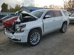 Salvage cars for sale at Wichita, KS auction: 2019 Chevrolet Tahoe K1500 Premier