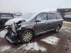 Toyota Vehiculos salvage en venta: 2017 Toyota Sienna XLE