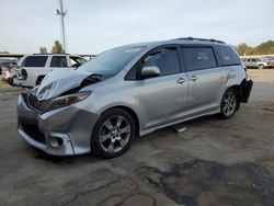 Salvage cars for sale at Hayward, CA auction: 2015 Toyota Sienna Sport