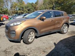 Salvage cars for sale at Austell, GA auction: 2017 KIA Sportage LX