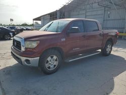 Salvage cars for sale from Copart Corpus Christi, TX: 2007 Toyota Tundra Crewmax SR5