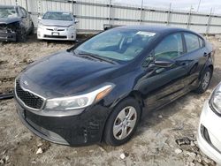 Salvage cars for sale at Cahokia Heights, IL auction: 2017 KIA Forte LX