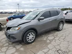 Salvage cars for sale at Indianapolis, IN auction: 2016 Nissan Rogue S