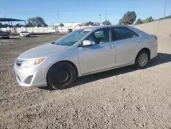 Salvage cars for sale at San Diego, CA auction: 2012 Toyota Camry Base