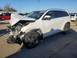 2016 Toyota Highlander XLE en venta en Oklahoma City, OK