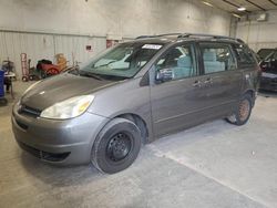 Salvage cars for sale from Copart Milwaukee, WI: 2005 Toyota Sienna CE