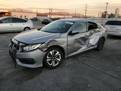 Salvage cars for sale at Sun Valley, CA auction: 2016 Honda Civic LX