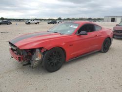 Salvage cars for sale at San Antonio, TX auction: 2016 Ford Mustang GT