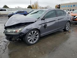 Honda salvage cars for sale: 2015 Honda Accord Sport