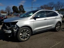 Salvage cars for sale at Moraine, OH auction: 2017 Ford Edge Titanium