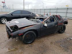 Salvage cars for sale at Greenwood, NE auction: 1984 Pontiac Fiero SE