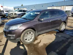 Carros salvage sin ofertas aún a la venta en subasta: 2015 Chevrolet Traverse LT