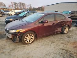 Salvage cars for sale at Spartanburg, SC auction: 2012 Honda Civic EXL