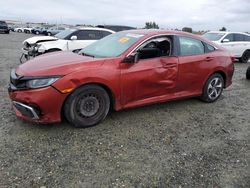 Honda salvage cars for sale: 2019 Honda Civic LX