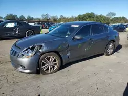 Salvage cars for sale at Florence, MS auction: 2012 Infiniti G25