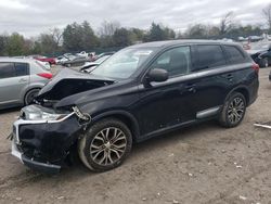 Mitsubishi salvage cars for sale: 2017 Mitsubishi Outlander ES