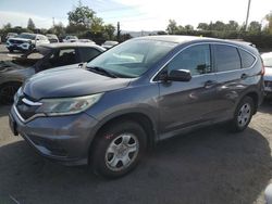 Salvage cars for sale at San Martin, CA auction: 2015 Honda CR-V LX