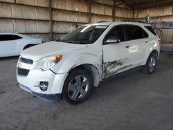 Chevrolet salvage cars for sale: 2015 Chevrolet Equinox LTZ