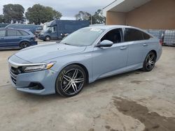 Honda salvage cars for sale: 2022 Honda Accord Touring Hybrid