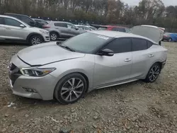 Salvage cars for sale from Copart Waldorf, MD: 2017 Nissan Maxima 3.5S