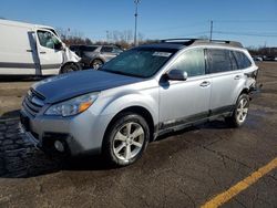 2014 Subaru Outback 2.5I Limited en venta en Woodhaven, MI